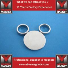Thin neodymium magnet